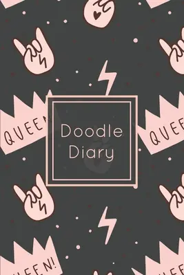 Čmárací denník: Kniha na písanie, darček pre dievčatá, zápisník, denník, kniha, prázdne linajkované stránky na kreslenie - Doodle Diary: Writing Prompts & Blank Lined Drawing Pages, Girls Gift, Notebook, Journal, Book