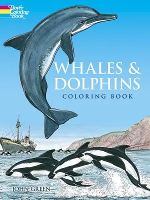 Veľryby a delfíny Omaľovánky - Whales and Dolphins Coloring Book