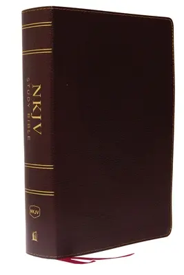 Študijná Biblia NKJV, lepená koža, bordová farba, plnofarebná, pohodlná tlač: Kompletný zdroj na štúdium Božieho slova - NKJV Study Bible, Bonded Leather, Burgundy, Full-Color, Comfort Print: The Complete Resource for Studying God's Word