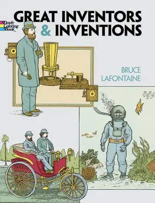 Veľkí vynálezcovia a vynálezy Omaľovánky - Great Inventors and Inventions Coloring Book