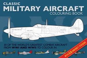 Omaľovánky vojenských lietadiel - Military Aircraft Colouring Book