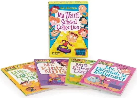 Zbierka Moja divná škola: Knihy 1 až 4 - My Weird School Collection: Books 1 to 4