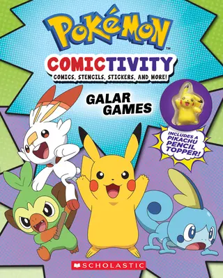 Pokmon Comictivity: Galar Games: Knižka aktivít s komiksami, šablónami, samolepkami a ďalšími vecami! - Pokmon Comictivity: Galar Games: Activity Book with Comics, Stencils, Stickers, and More!
