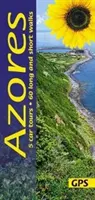 Sprievodca Azorskými ostrovmi Slnečnica - 60 dlhých a krátkych prechádzok s podrobnými mapami a GPS; 5 výletov autom s vysúvacou mapou - Azores Sunflower Guide - 60 long and short walks with detailed maps and GPS; 5 car tours with pull-out map