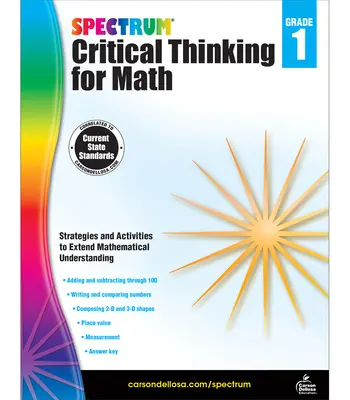 Spektrum Kritické myslenie pre matematiku, 1. ročník - Spectrum Critical Thinking for Math, Grade 1