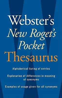 Websterov nový Rogetov vreckový tezaurus - Webster's New Roget's Pocket Thesaurus