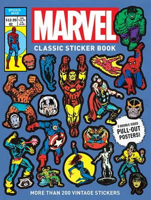 Klasická kniha samolepiek Marvel - Marvel Classic Sticker Book
