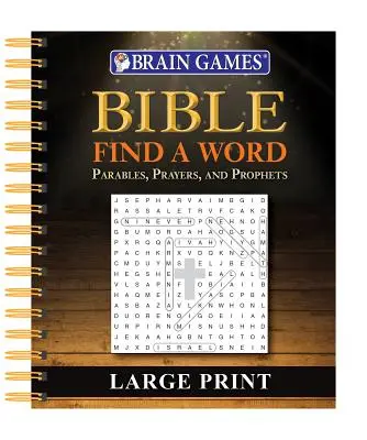 Hry na mozog - Biblia Nájdi slovo - veľká tlač - Brain Games - Bible Find a Word - Large Print