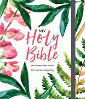 NIV Biblia na zapisovanie a mapovanie veršov - Kvetinová - NIV Bible for Journalling and Verse-Mapping - Floral