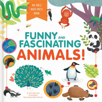 Zábavné a fascinujúce zvieratá! Moja prvá kniha o divokých zvieratách - Funny and Fascinating Animals! My First Wild Facts Book