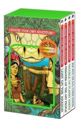 Vyberte si svoje vlastné dobrodružstvo 4-knižný box set #3 (Stratený na Amazónii, Väzeň mravčieho ľudu, Problémy na planéte Zem, Vojna so zlým pánom moci - Choose Your Own Adventure 4-Book Boxed Set #3 (Lost on the Amazon, Prisoner of the Ant People, Trouble on Planet Earth, War with the Evil Power Master