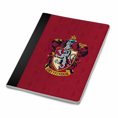 Harry Potter: Sada nebelvírskeho zošita a klipov na stránky - Harry Potter: Gryffindor Notebook and Page Clip Set