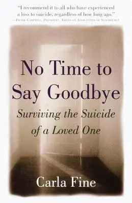 Nie je čas na rozlúčku: Nebol čas na rozlúčku: Prežiť samovraždu milovanej osoby - No Time to Say Goodbye: Surviving the Suicide of a Loved One