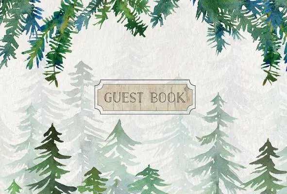 Kniha hostí Cabin Edition - Guest Book Cabin Edition