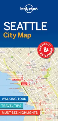 Lonely Planet Mapa mesta Seattle 1 - Lonely Planet Seattle City Map 1