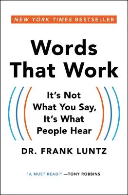 Slová, ktoré fungujú: Nie je dôležité, čo hovoríte, ale čo ľudia počujú - Words That Work: It's Not What You Say, It's What People Hear