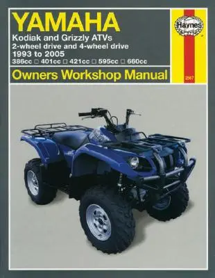 Atv Yamaha Kodiak a Grizzly: pohon 2 a 4 kolies 1993 až 2005 - Yamaha Kodiak & Grizzly Atvs: 2-Wheel Drive and 4-Wheel Drive 1993 to 2005
