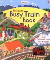 Knižka s rušným vláčikom na ťahanie - Pull-back Busy Train Book