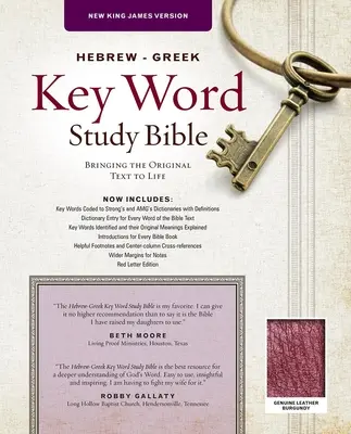 Hebrejsko-grécka Biblia na štúdium kľúčových slov-NKJV - Hebrew-Greek Key Word Study Bible-NKJV
