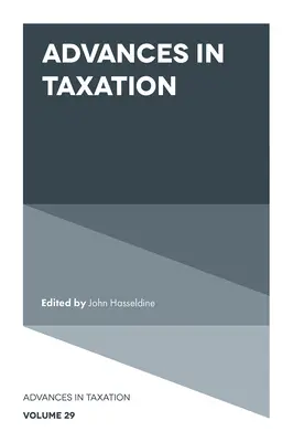 Pokroky v zdaňovaní - Advances in Taxation