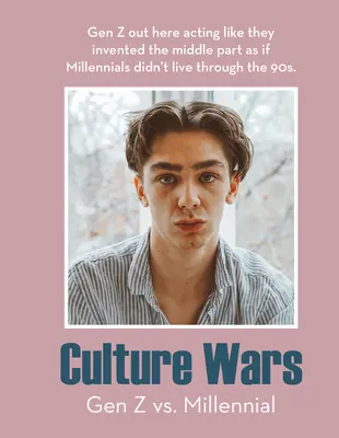 Kultúrne vojny:: Generácia Z vs. mileniáli - Culture Wars:: Gen Z vs. Millennial