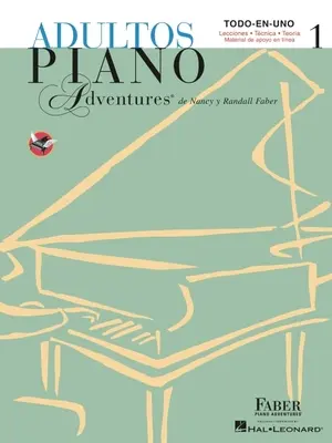 Adultos Piano Adventures Libro 1: Spanish Edition Kurz pre dospelých Piano Adventures Book 1 - Adultos Piano Adventures Libro 1: Spanish Edition Adult Piano Adventures Course Book 1