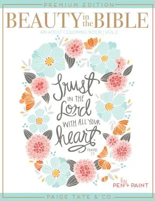 Krása v Biblii: Kniha maľovaniek pre dospelých, 2. diel - Beauty in the Bible: Adult Coloring Book Volume 2