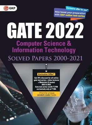 GATE 2022 Počítačové vedy a informačné technológie - Riešené dokumenty (2000-2021) (G K Publications (P) Ltd) - GATE 2022 Computer Science and Information Technology - Solved Papers (2000-2021) (G K Publications (P) Ltd)