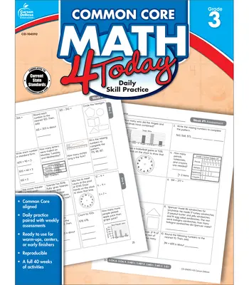 Spoločný základ matematiky 4 dnes, 3. ročník - Common Core Math 4 Today, Grade 3