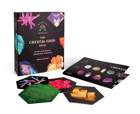 Mystické pondelky: Kalkulácia kryštálovej mriežky: Balíček 80 kariet na nabíjanie vašich zámerov - Mystic Mondays: The Crystal Grid Deck: An 80-Card Deck to Charge Your Intentions