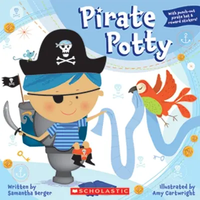 Pirátsky nočník [s nálepkami a vystrihovačkami] - Pirate Potty [With Sticker(s) and Punch-Out(s)]