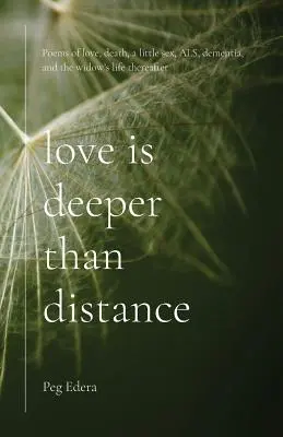 Láska je hlbšia ako vzdialenosť: Básne o láske, smrti, troche sexu, ALS, demencii a následnom živote vdovy - Love Is Deeper than Distance: Poems of Love, Death, a Little Sex, ALS, Dementia and the Widow's Life Thereafter