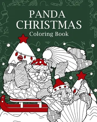 Panda Vianočná maľovanka - Panda Christmas Coloring Book