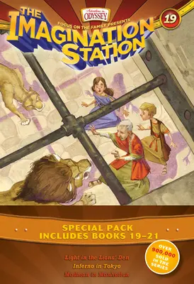 Knižky z edície Imagination Station 3-Pack: Svetlo v jame levovej / Peklo v Tokiu / Šialenec na Manhattane - Imagination Station Books 3-Pack: Light in the Lions' Den / Inferno in Tokyo / Madman in Manhattan