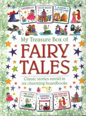 Moja krabica s pokladmi a rozprávkami: Klasické príbehy prerozprávané v šiestich pôvabných knižkách - My Treasure Box of Fairy Tales: Classic Stories Retold in Six Charming Boardbooks