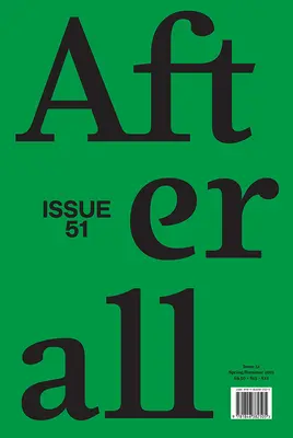 Afterall, 51: jar/leto 2021, číslo 51 - Afterall, 51: Spring/Summer 2021, Issue 51