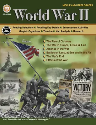 Druhá svetová vojna Pracovný zošit, 6. - 12. ročník - World War II Workbook, Grades 6 - 12