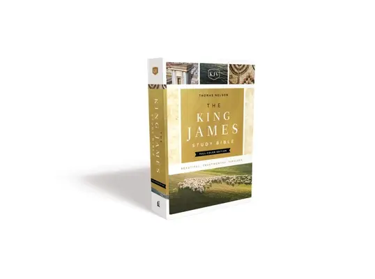 Študijná Biblia kráľa Jakuba, tvrdá väzba, plnofarebné vydanie - The King James Study Bible, Hardcover, Full-Color Edition