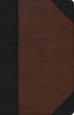 KJV Large Print Personal Size Reference Bible, Brown/Black Leathertouch Indexed