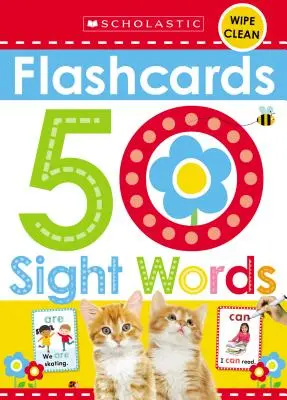 50 Sight Words Flashcards (50 kartičiek so slovami): Scholastic Early Learners (Flashcards) - 50 Sight Words Flashcards: Scholastic Early Learners (Flashcards)