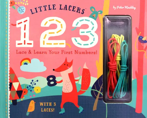 Malé šnúrky: 123: Šnúrky a učenie sa prvých číslic! - Little Lacers: 123: Lace & Learn Your First Numbers!