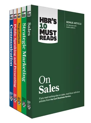 Zbierka 10 povinných kníh Hbr pre predaj a marketing (5 kníh) - Hbr's 10 Must Reads for Sales and Marketing Collection (5 Books)