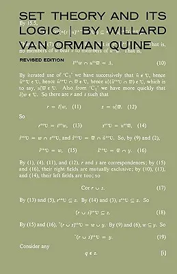 Teória množín a jej logika, revidované vydanie - Set Theory and Its Logic, Revised Edition (Revised)