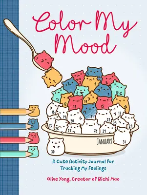 Vyfarbi moju náladu: Roztomilý denník aktivít na sledovanie mojich pocitov - Color My Mood: A Cute Activity Journal for Tracking My Feelings