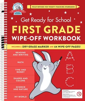 Pripravte sa na školu: Stierací zošit pre prvý ročník - Get Ready for School: First Grade Wipe-Off Workbook