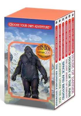 Vyberte si vlastné dobrodružstvo 6-knižný box set č. 1 (Ohavný snehuliak, Cesta pod morom, Vesmír a záhrobie, Stratené klenoty Naboti, Záhada o - Choose Your Own Adventure 6- Book Boxed Set #1 (the Abominable Snowman, Journey Under the Sea, Space and Beyond, the Lost Jewels of Nabooti, Mystery o