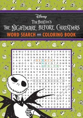 The Nightmare Before Christmas Slovo na hľadanie a vyfarbovanie - The Nightmare Before Christmas Word Search and Coloring Book