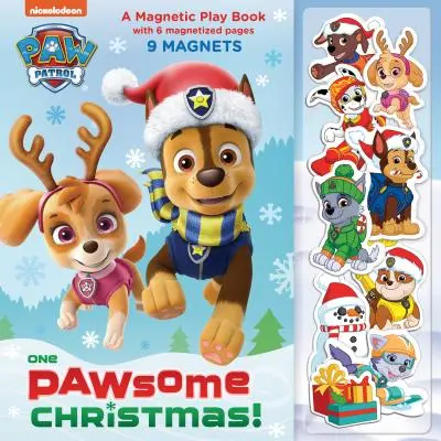 One Pawsome Christmas (Jedny krásne Vianoce pre labky): Magnetická kniha na hranie (Paw Patrol) - One Pawsome Christmas: A Magnetic Play Book (Paw Patrol)