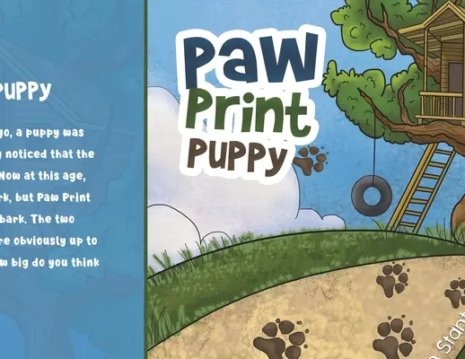 Šteniatko s odtlačkom labky - Paw Print Puppy