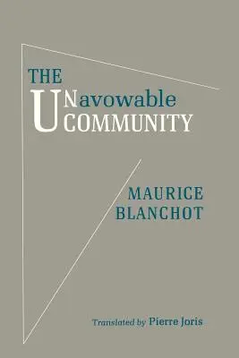 Nepriateľská komunita (The Unavowable Community) - The Unavowable Community
